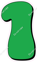 HP 18" Individuals - Flat Green 1
