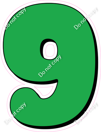 HP 18" Individuals - Flat Green 9