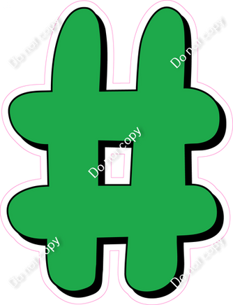HP 18" Individuals - Flat Green #