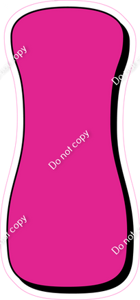 HP 18" Individuals - Flat Hot Pink I