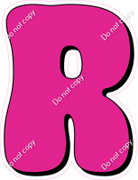 HP 18" Individuals - Flat Hot Pink R