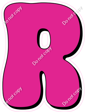 HP 18" Individuals - Flat Hot Pink R