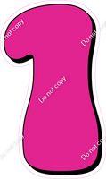 HP 18" Individuals - Flat Hot Pink 1