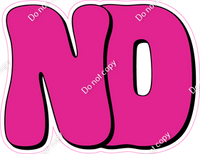 HP 18" Individuals - Flat Hot Pink ND