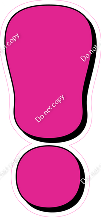 HP 18" Individuals - Flat Hot Pink !