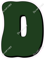 HP 18" Individuals - Flat Hunter Green D