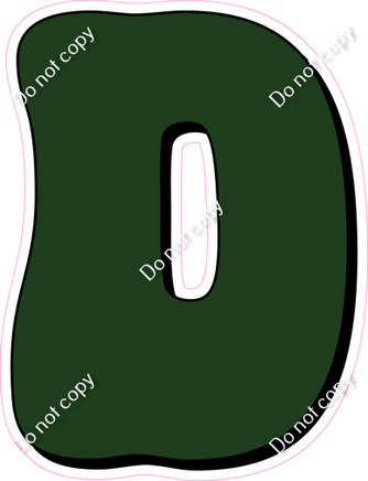 HP 18" Individuals - Flat Hunter Green D