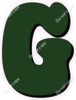 HP 18" Individuals - Flat Hunter Green G