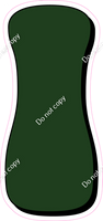 HP 18" Individuals - Flat Hunter Green I