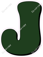 HP 18" Individuals - Flat Hunter Green J