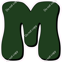 HP 18" Individuals - Flat Hunter Green M