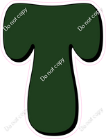 HP 18" Individuals - Flat Hunter Green T