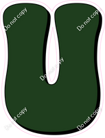 HP 18" Individuals - Flat Hunter Green U