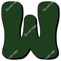 HP 18" Individuals - Flat Hunter Green W
