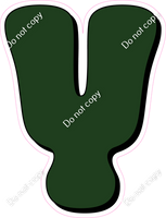 HP 18" Individuals - Flat Hunter Green Y