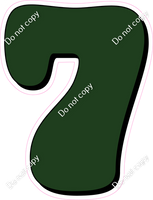 HP 18" Individuals - Flat Hunter Green 7