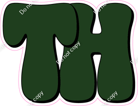 HP 18" Individuals - Flat Hunter Green TH