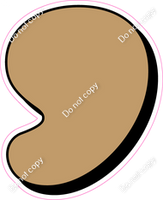 HP 18" Individuals - Flat Khaki Apostrophe