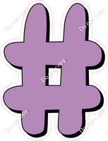HP 18" Individuals - Flat Lavender #