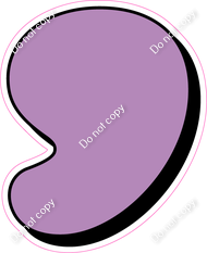 HP 18" Individuals - Flat Lavender Apostrophe