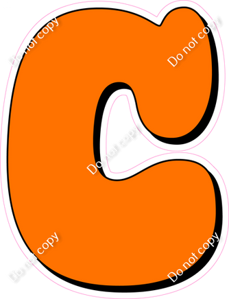 HP 18" Individuals - Flat Orange C
