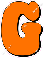HP 18" Individuals - Flat Orange G
