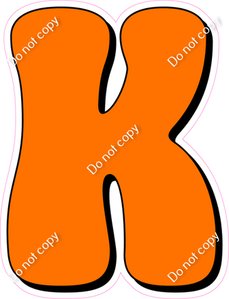 HP 18" Individuals - Flat Orange K