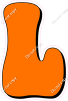 HP 18" Individuals - Flat Orange L