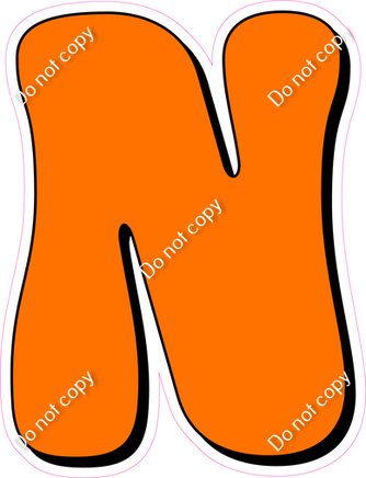 HP 18" Individuals - Flat Orange N