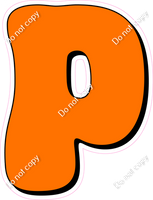 HP 18" Individuals - Flat Orange P