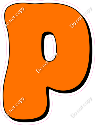HP 18" Individuals - Flat Orange P