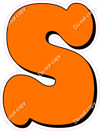 HP 18" Individuals - Flat Orange S