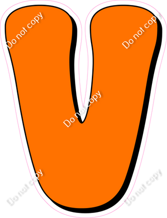 HP 18" Individuals - Flat Orange V