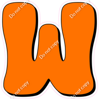 HP 18" Individuals - Flat Orange W