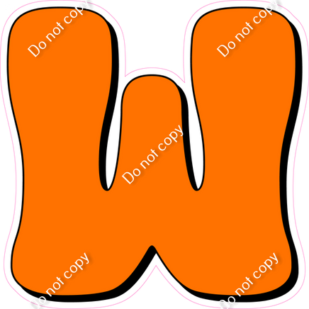 HP 18" Individuals - Flat Orange W