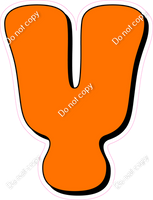 HP 18" Individuals - Flat Orange Y