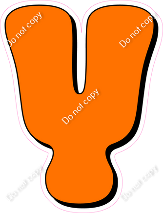 HP 18" Individuals - Flat Orange Y
