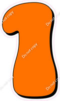 HP 18" Individuals - Flat Orange 1