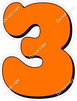 HP 18" Individuals - Flat Orange 3