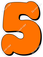 HP 18" Individuals - Flat Orange 5