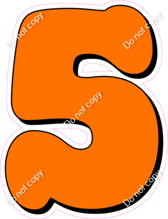 HP 18" Individuals - Flat Orange 5