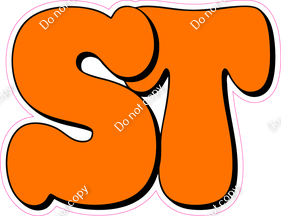HP 18" Individuals - Flat Orange ST