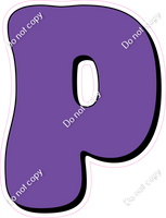 HP 18" Individuals - Flat Purple P