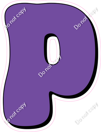 HP 18" Individuals - Flat Purple P