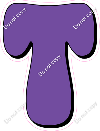HP 18" Individuals - Flat Purple T