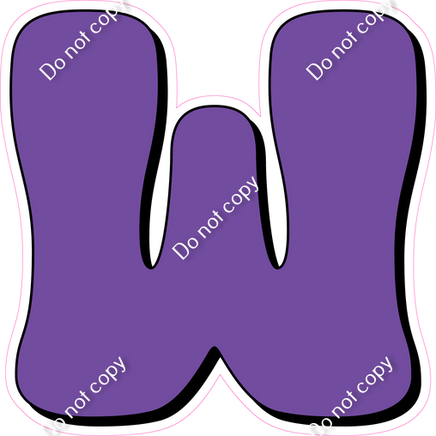 HP 18" Individuals - Flat Purple W