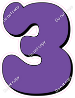 HP 18" Individuals - Flat Purple 3