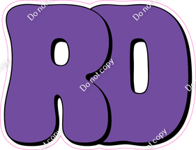 HP 18" Individuals - Flat Purple RD