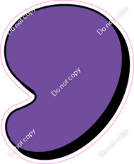 HP 18" Individuals - Flat Purple Apostrophe