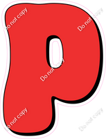HP 18" Individuals - Flat Red P